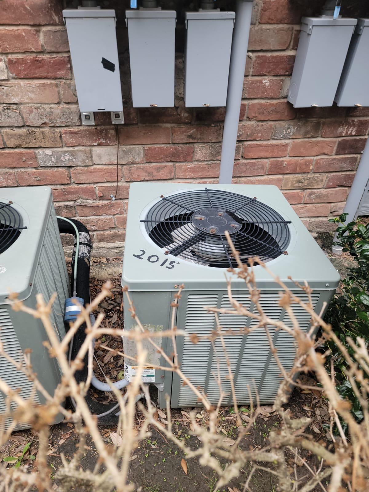 Outside Units Installation — Houston TX