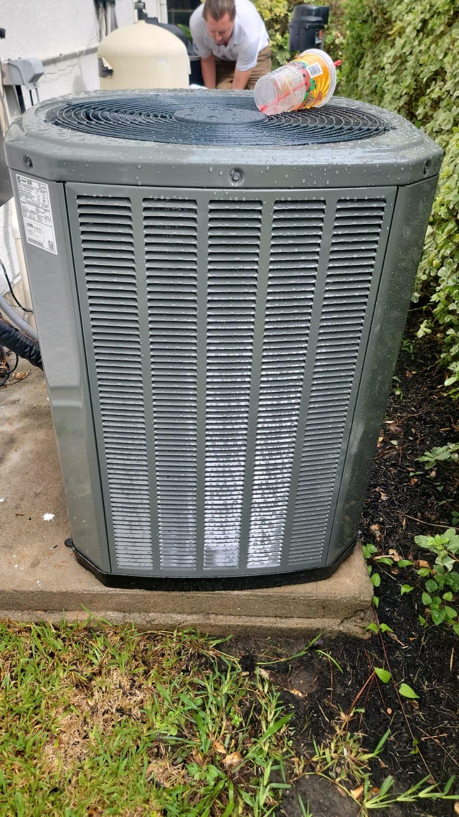 Outside Units Installation — Houston TX
