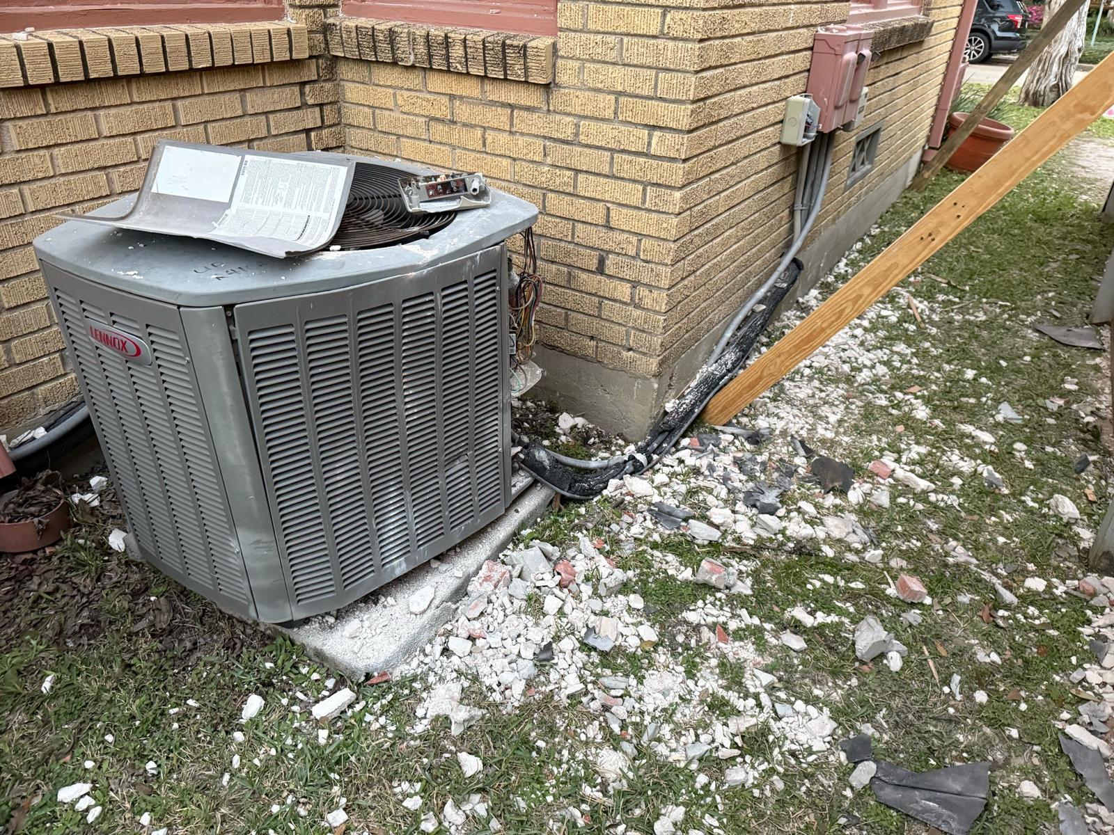 Outside Units Installation — Houston TX